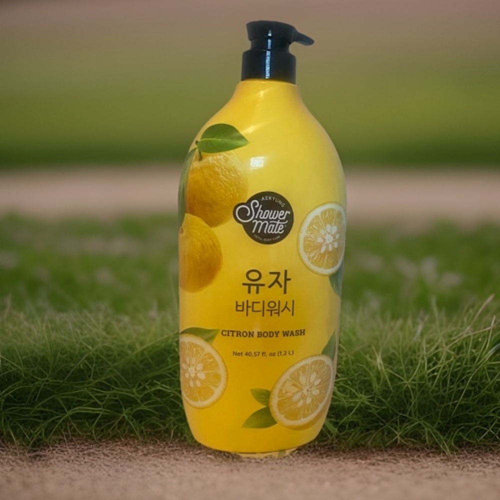 New Korean Shower Mate Citron Body Wash K-Beauty Lemon 42oz